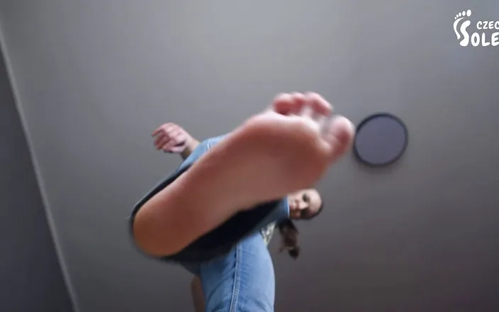 Czech Soles - foot fetish content: Crushed under giantess goddess's big feet