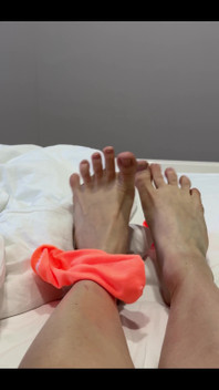 Lying on the Bed, I Stretched My Legs Out - Just Relaxing