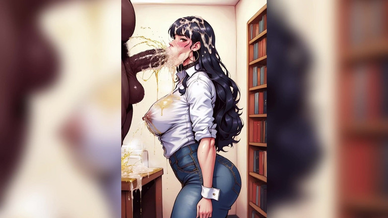 Honey Ross: Büyük zenci yarağı götünü sikiyor