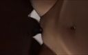 Apolo Fitness: Stor svart kuk öppnar tätt fitta för att tillfredsställa henne - pOV
