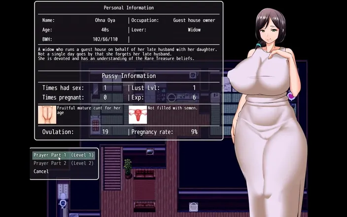 Cumming Gaming: Impregnation Island Taboo Hentai Game Ep.3 Cuckold Wife Blowjob in...