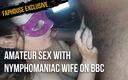 Couple Otaku cuckold: Sex amator cu soția nimfomană pe pulă mare și neagră