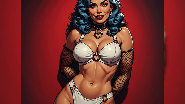 AI Porn: Pin-up Babe Art
