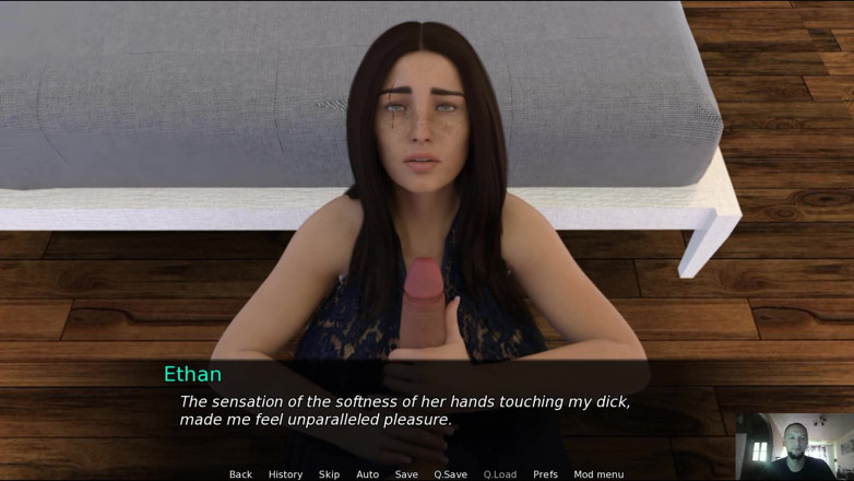 Sex game gamer: 顔面に強烈なザーメン - 救いと深淵の狭間で