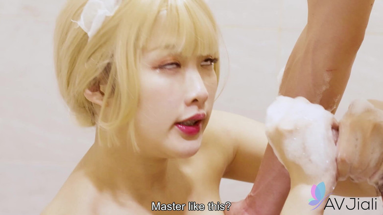 AV Jiali: Taiwanesisches zimmermädchen kelly bedient ihren meister jeden tag, indem sie...