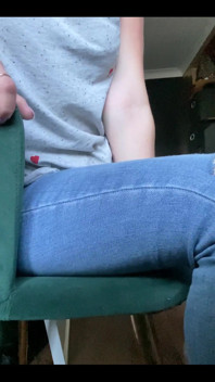 Wriggling in My Day Jeans and No Knickers