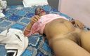 Blue couple: Aunty Lying in Doggy Style, Neighbor Boy Pulled Down Panty...