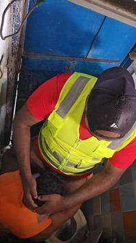 Worker Fucks My Ass in the Bathroom at Work