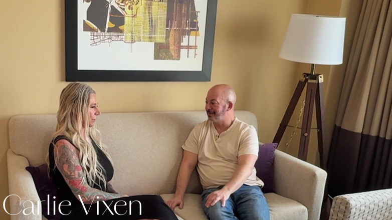 Carlievixen: 4K Carlie Vixen MILF Seduces Boss in Lingerie for Promotion...