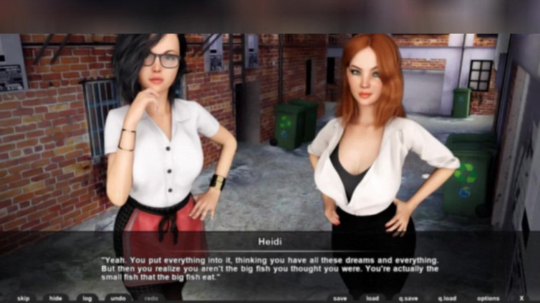 3DXXXTEEN2 Cartoon: Tres camareras sexys y sin clientes. 3D porno de dibujos animados...