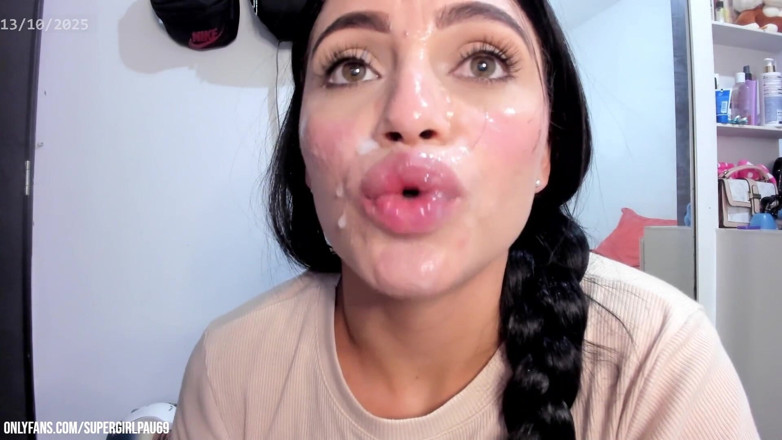 zoepaulina: Dirty Blowjob-sloppy-facial Birthday Gift