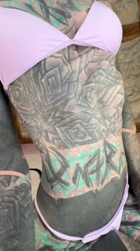 Do You Like My Inked Body?follow Me Now for More!