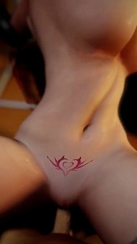 Kızıl saçlı succubus ile yerde seks | Succubus Daemon Sinia