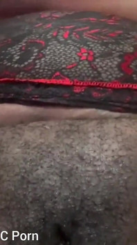 Closeup Playing with My Hairy Fat Pussy