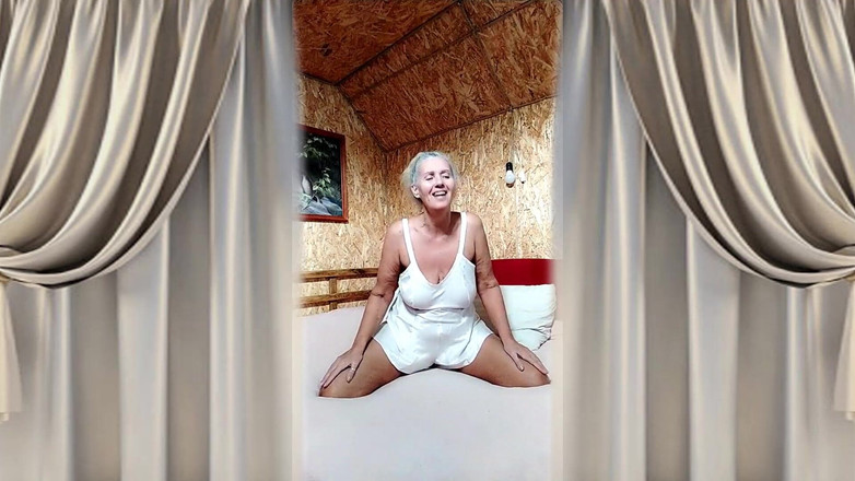 Lukerya: Hot Housewife Lukerya on a Big Soft Bed