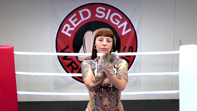 Red Sign Wrestling: Red Firesquirt Vs Goddess Meg - Sex Fight