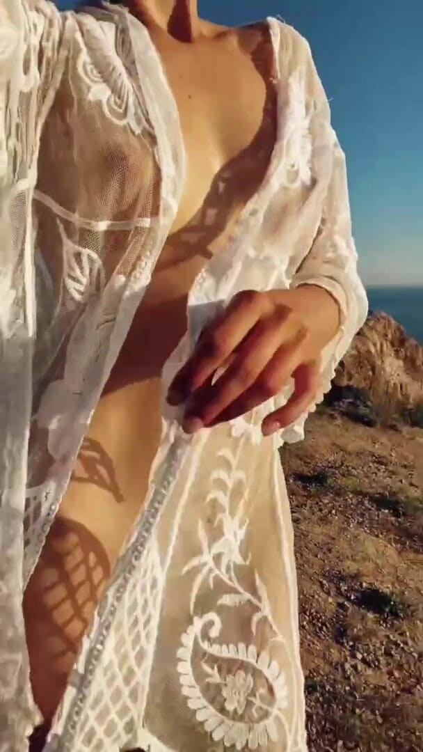Marta Gromova: Marta Gromova strokes two big cocks