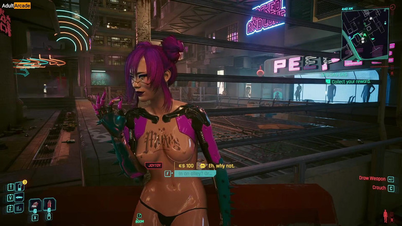 LewdArcade: Рита Уилер в Всех сексуальных сценах Cyberpunk 2077 Skye секс-сцены [18+] + игрушка радости, горячие сцены секса мод