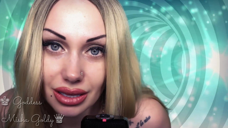 Goddess Misha Goldy: Mesmerizing 3Dio ASMR! You can feel ny power here! I will...