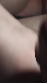 Close up Footjob