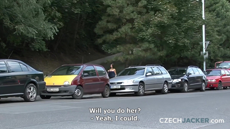 Czech Jacker: Checa Jacker 21: provocación sin cinturón - tetas que roban el show