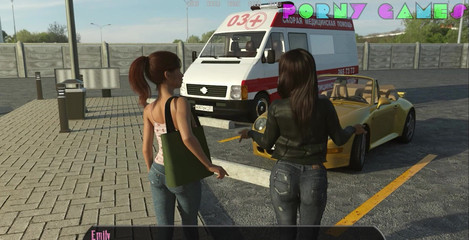 Porny Games: Будинок на півдорозі - руда в сексуальній формі кафетерії (10)