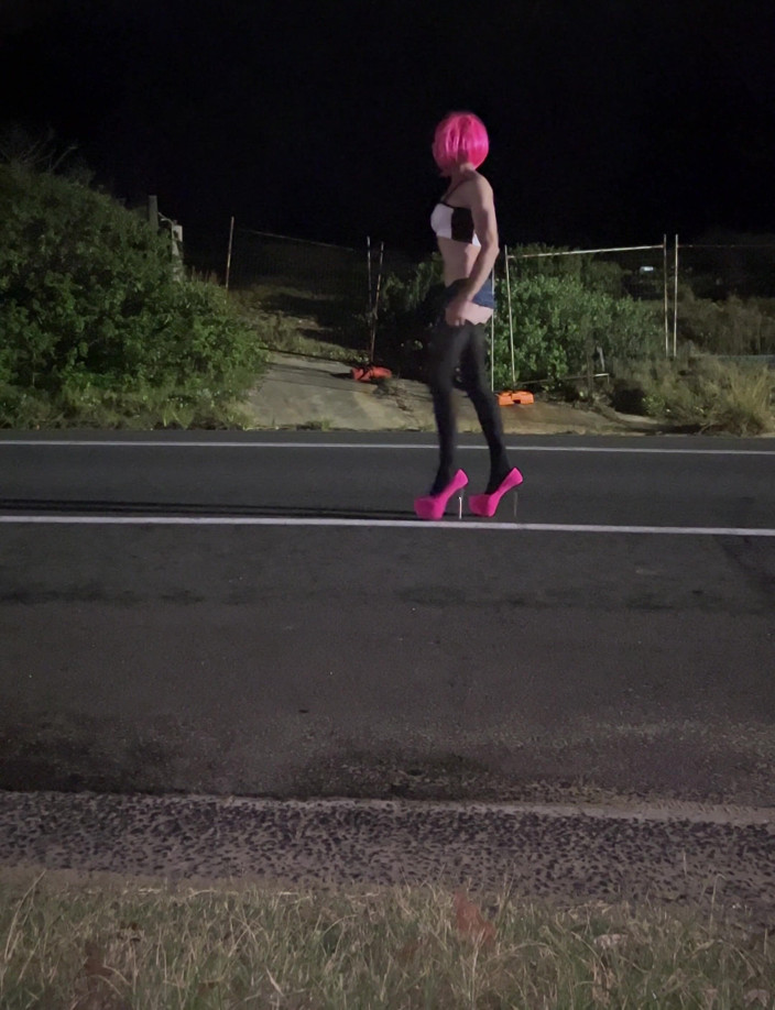 SexyT4u: Midnight Mischief Outdoors