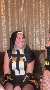 Smoking Lesbian Nuns Corrupt New Innocent Nun
