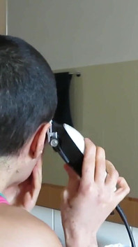 Italian Girl Shaves Her Head to Zero