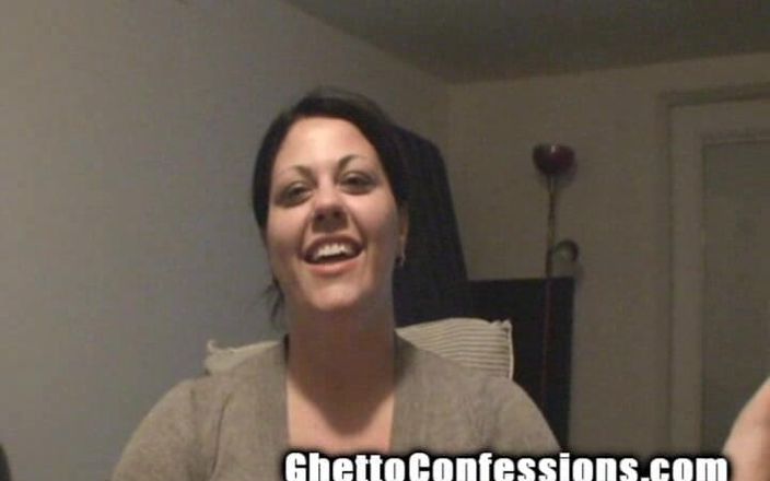 Ghetto Confessions: Tombul anne büyük memeli derin gırtlak fahişe sürtük döl yalayıcı!