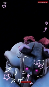 Dewi neural bertetek besar dalam bentuk tebal - hentai animasi 3D