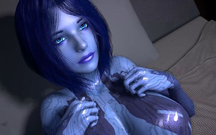 Wraith ward: Sexe avec Cortana sur le lit : parodie porno 3D de Halo