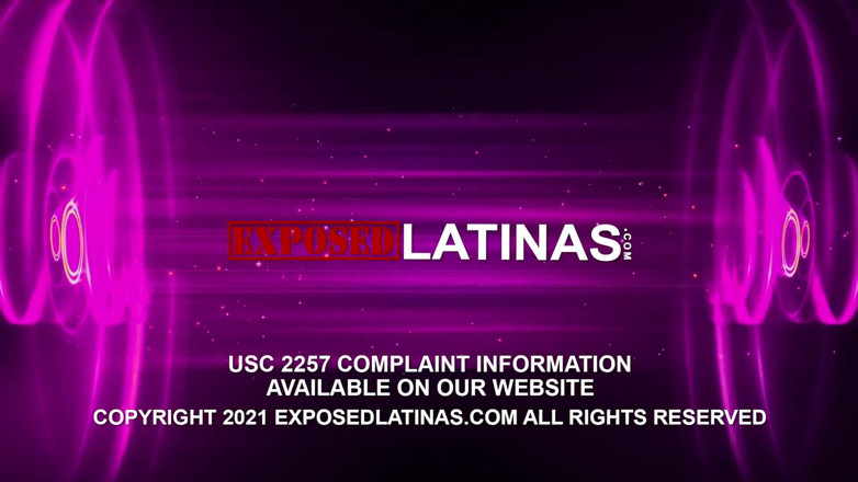 Exposed Latinas: Beautiful long haired latina brunette gets her pussy drilled by...