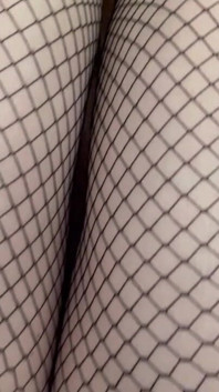 Fishnet Stockings on Feet