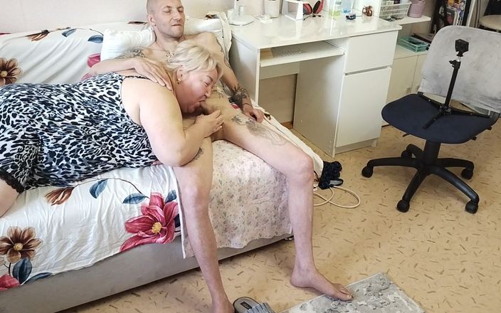 Zona901: Neighbor Sucks Cock and Gets Cum in Her Throat