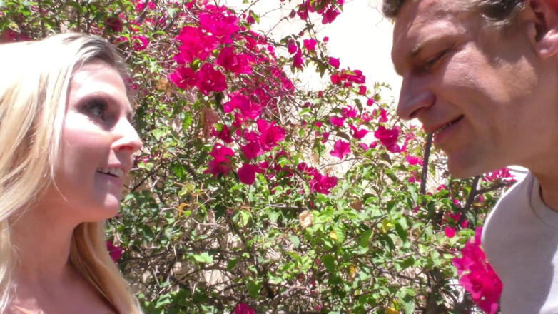 Get Your Fix: Big Tit Blonde Neighbor Sneaks Over for Sex