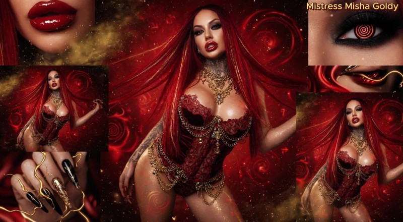Goddess Misha Goldy: Cảm nhận dây xích của tôi kéo bạn