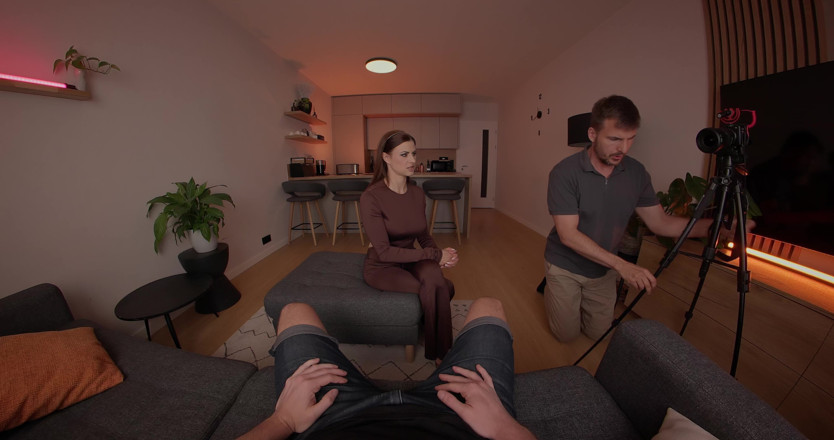 Fantom Videos: Zvědavý Pár Poprvé Zkouší Dvojitou Penetraci - Billie Star, Fantom a...