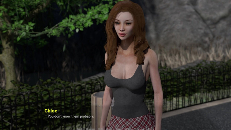 3D Cartoon Porn: Away From Home - Liam Fucks Chloe Behind a Tree in...