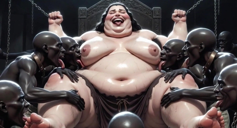 YOUR BEST FANTASY: SSBBW queen mit sklavenzungen bedeckt - intensive körperanbetungs-orgasmen