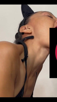 The Pussycat Gets Cream All Over Her Face