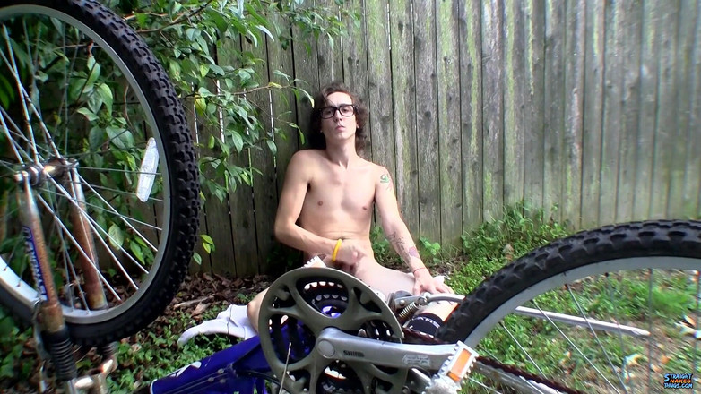 Straight naked thugs: Szarpanie na zewnątrz z str8 Sean