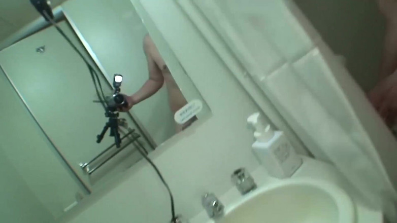 Asian Mature Climax: Amateur asian sucking dick in bathroom