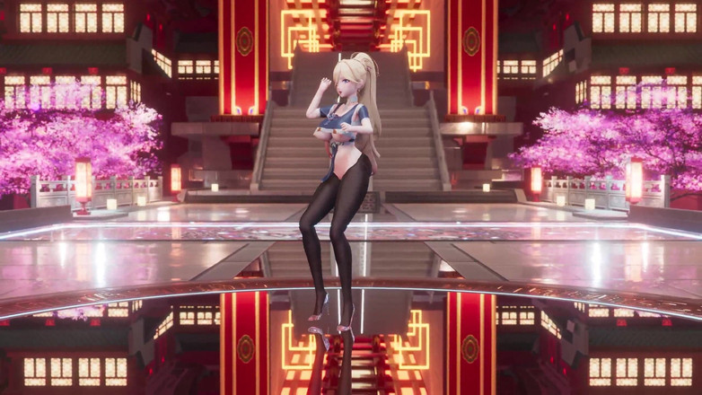 MikuMotion: [mmd] 幽兰戴尔 提线木偶 情趣制服黑丝