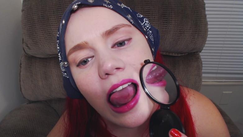 Scarlet Vixen: Fétiche des dents de la langue et de la bouche...
