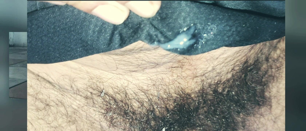 Stink HairyMale: 白色视角袜子，来自我的身体
