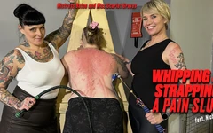 Whipping and Strapping a Pain Slut Featuring Nichole