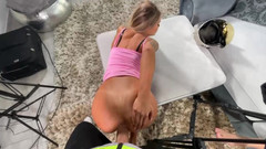 Monika Fox: Fireman Fucks Insane Housewife Monika Fox While Calling