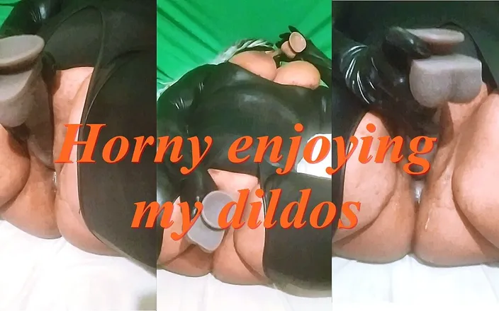 Sexsicouple: Horny Enjoying My Dildos