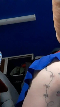 Sissy Crossdresser with a Tattooed Ass Hole